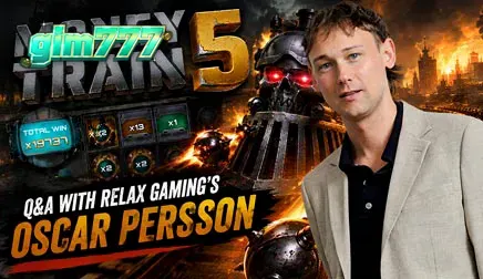 Tampilan visual dari permainan slot Money Train 5 dengan tema kereta futuristik.